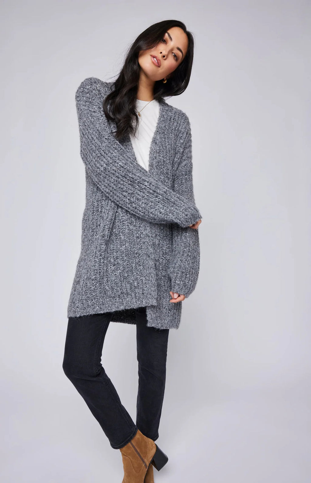 Enid Oversize Cardi- Gentle Fawn