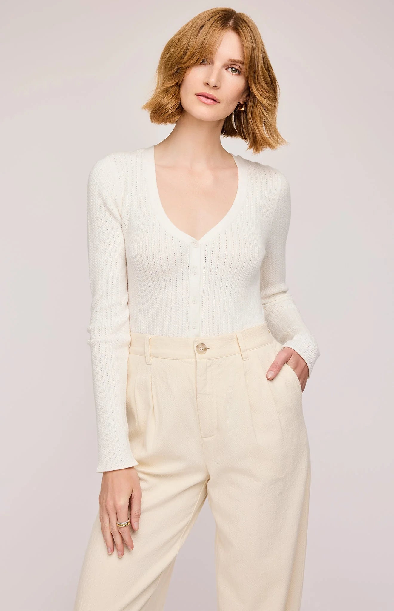 Mia Pullover Top- Gentle Fawn