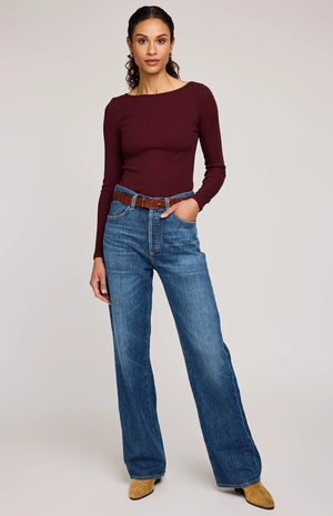 Ingrid Top-Merlot- Gentle Fawn