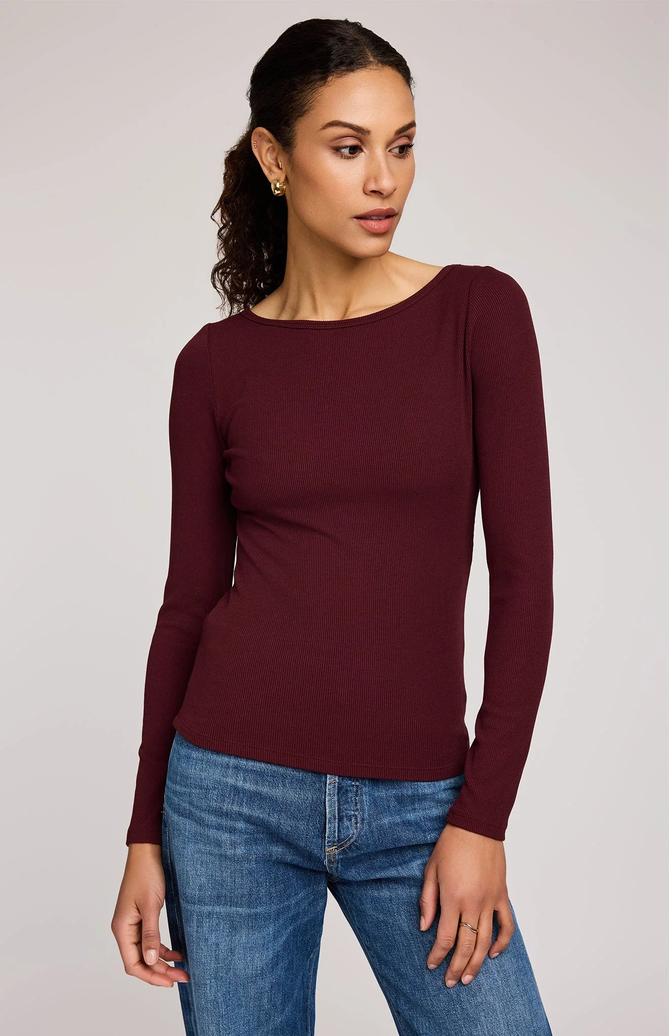 Ingrid Top-Merlot- Gentle Fawn