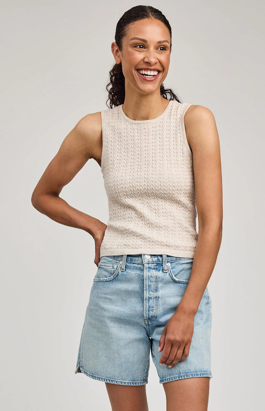 Skye Sleeveless Top- Gentle Fawn