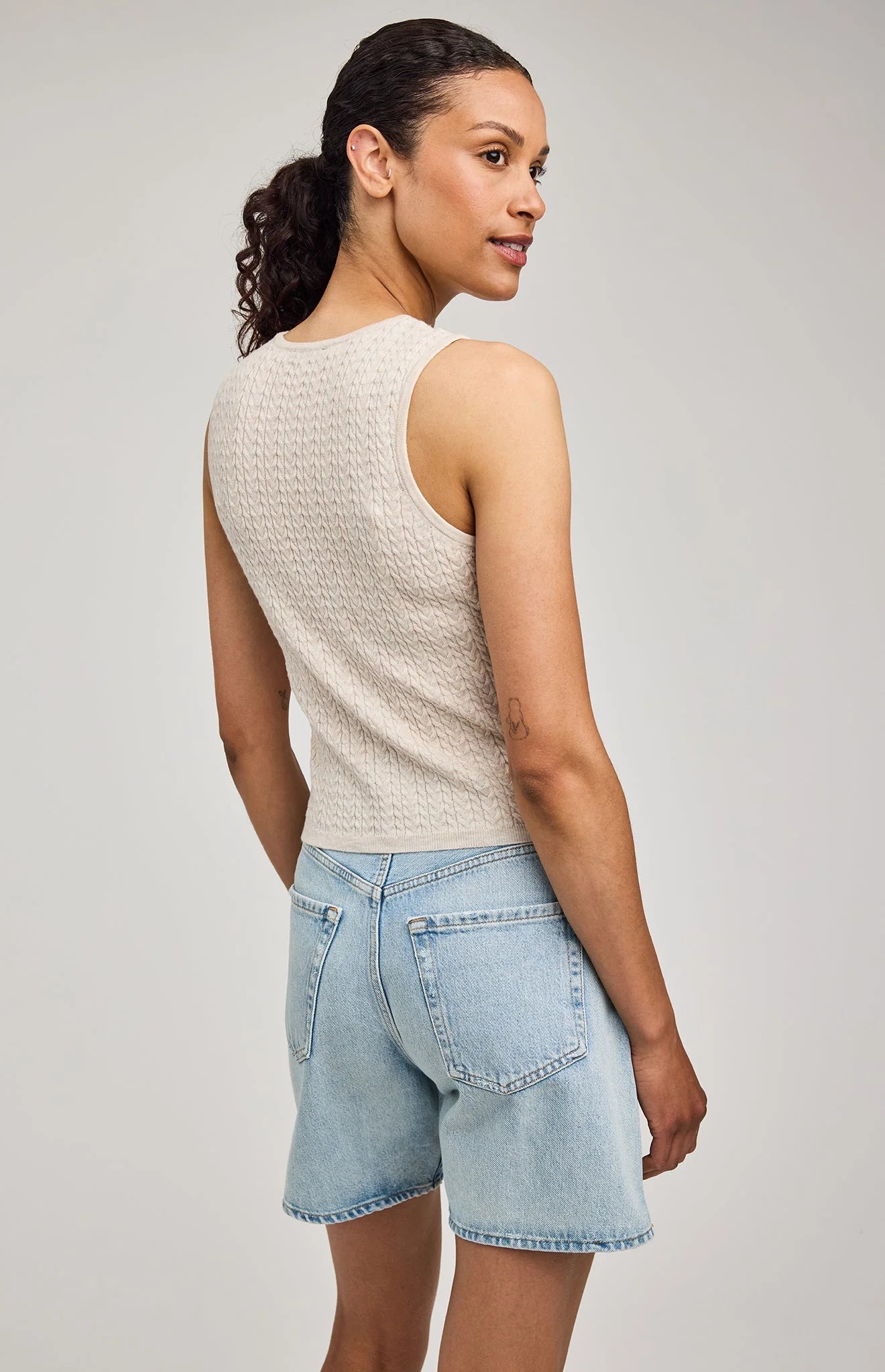 Skye Sleeveless Top- Gentle Fawn