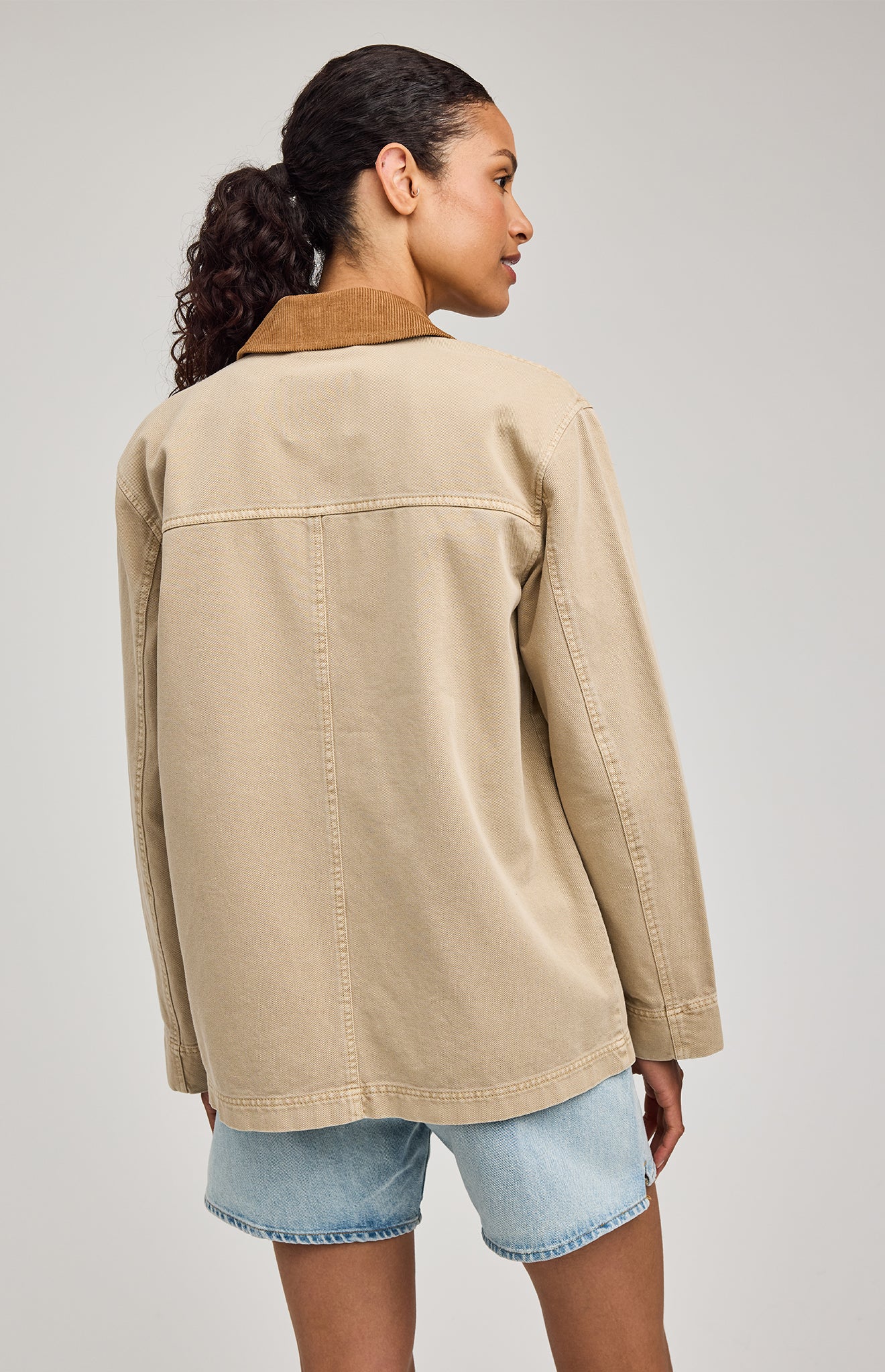Miller Barn Jacket-Tan-Gentle Fawn