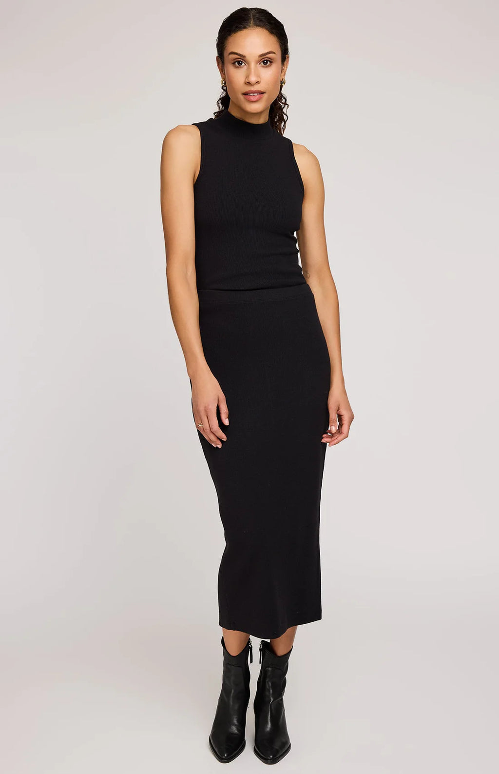 Catalina Midi Skirt-Gentle Fawn