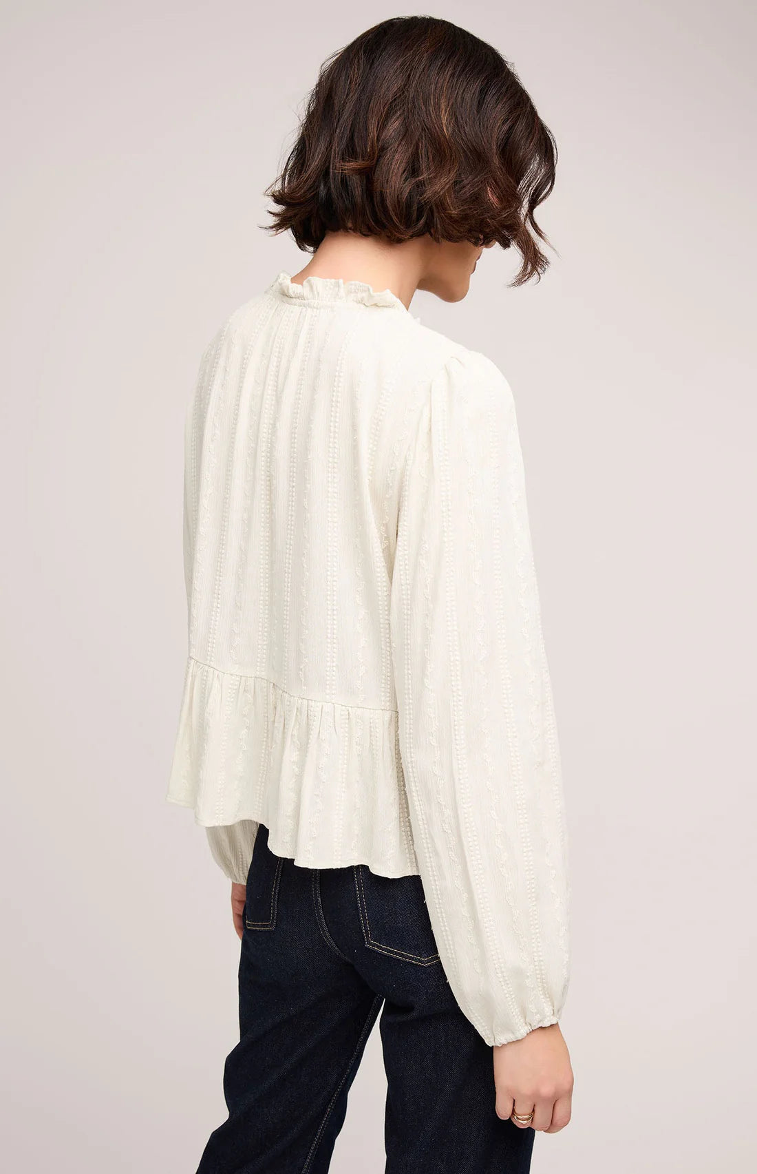Ophelia Blouse-Cream- Gentle Fawn