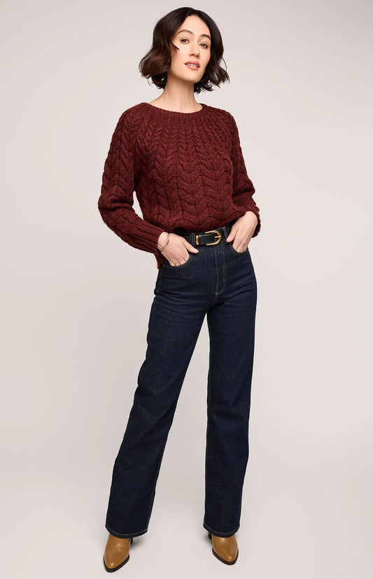 Lorenzo Knit Sweater- Gentle Fawn