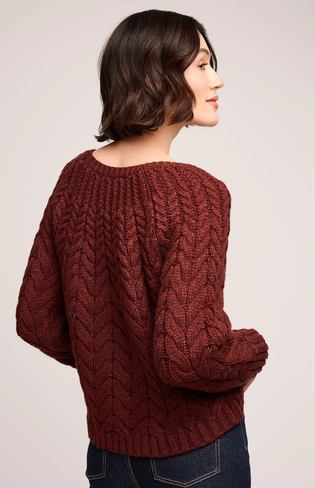 Lorenzo Knit Sweater- Gentle Fawn
