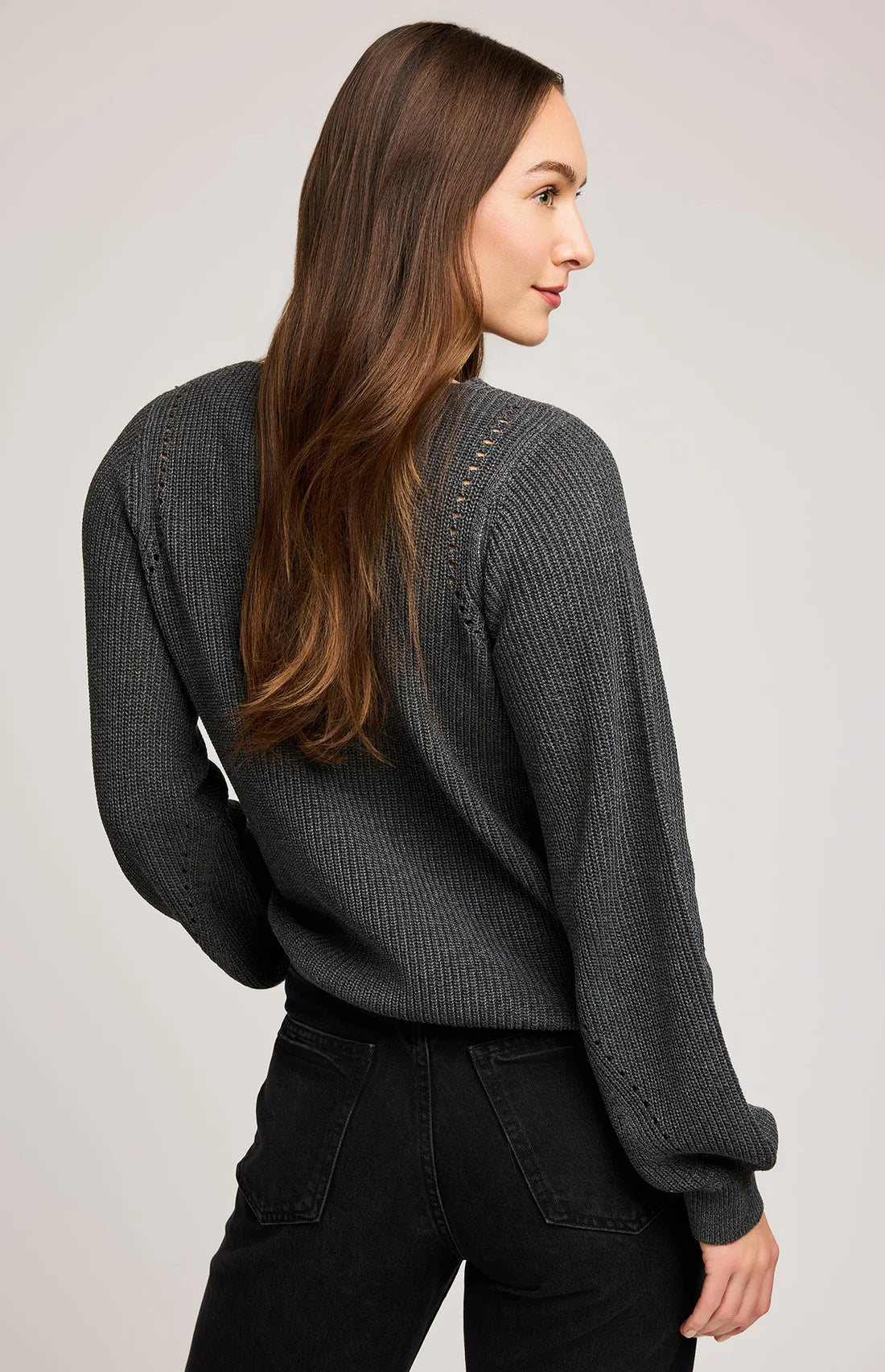 Hailey Sweater-Charcoal- Gentle Fawn