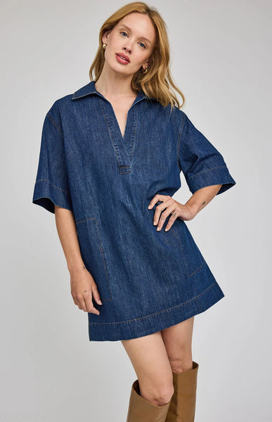 Evelina Mini Dress-Gentle Fawn - Uforia Muse 