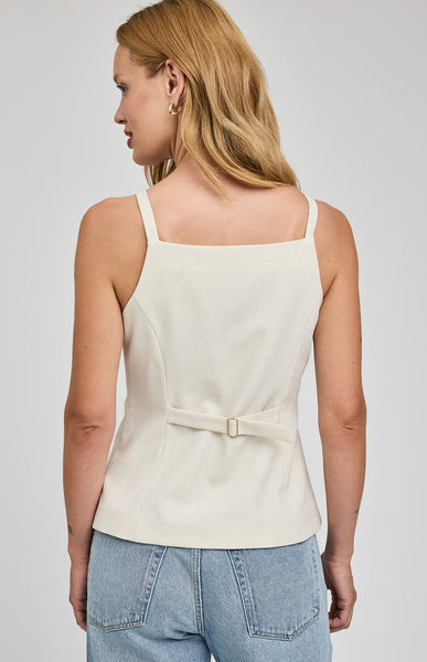 Harper Vest Top-Gentle Fawn - Uforia Muse 