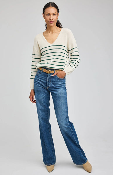 Tucker Knit-Stripe- Gentle Fawn - Uforia Muse 