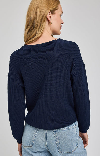 Tucker Knit-Navy- Gentle Fawn - Uforia Muse 