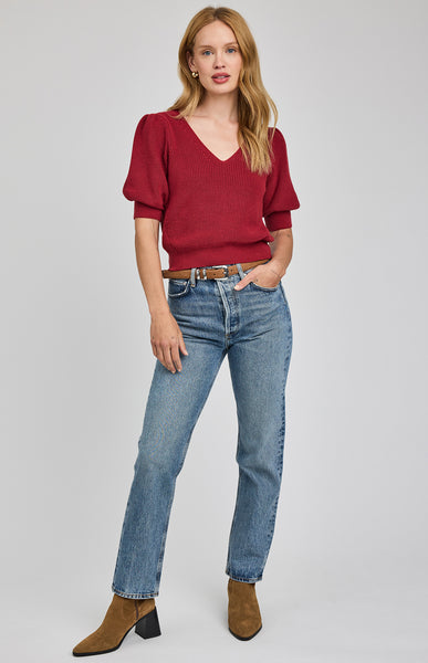 Phoebe S/S Knit-Gentle Fawn - Uforia Muse 