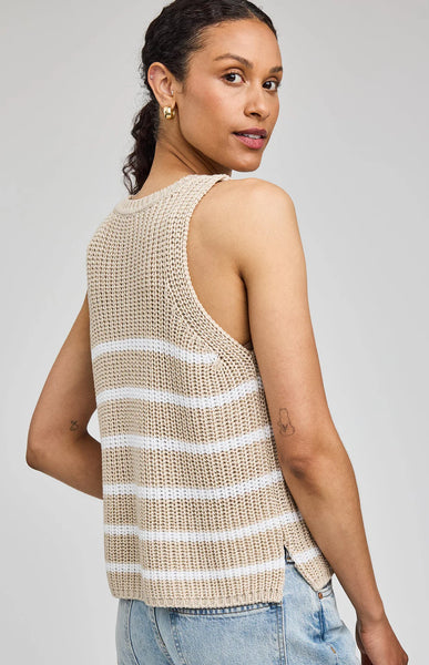 Andrea Knit Top-White-Gentle Fawn