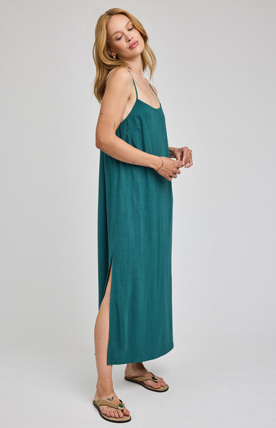 Twyla Dress-Lagoon-Gentle Fawn - Uforia Muse 
