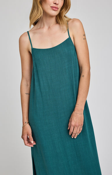 Twyla Dress-Lagoon-Gentle Fawn - Uforia Muse 
