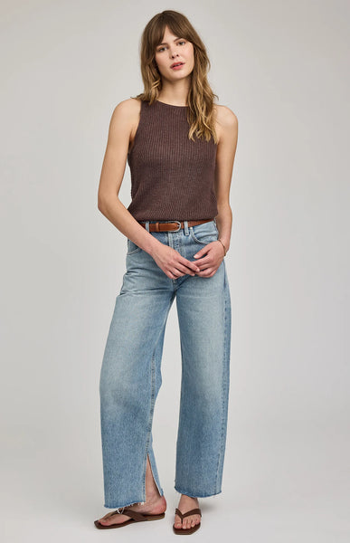 Kelsie Knit Tank- Gentle Fawn - Uforia Muse 