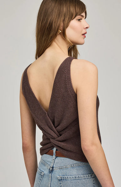 Kelsie Knit Tank- Gentle Fawn - Uforia Muse 