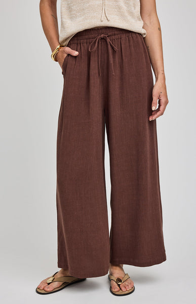 Arlo Linen Pant- Gentle Fawn - Uforia Muse 