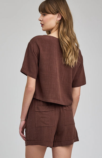 Juno Short- Espresso-Gentle Fawn