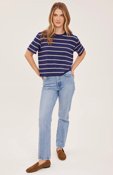 Jaxon Tee- Navy-Gentle Fawn