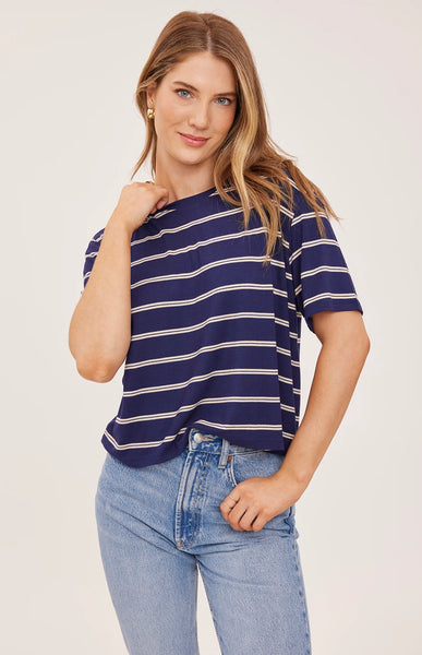 Jaxon Tee- Navy-Gentle Fawn