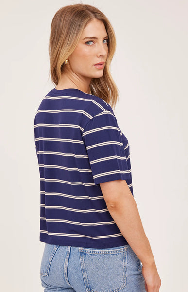 Jaxon Tee- Navy-Gentle Fawn