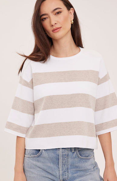 Amina Knit Top-Gentle Fawn