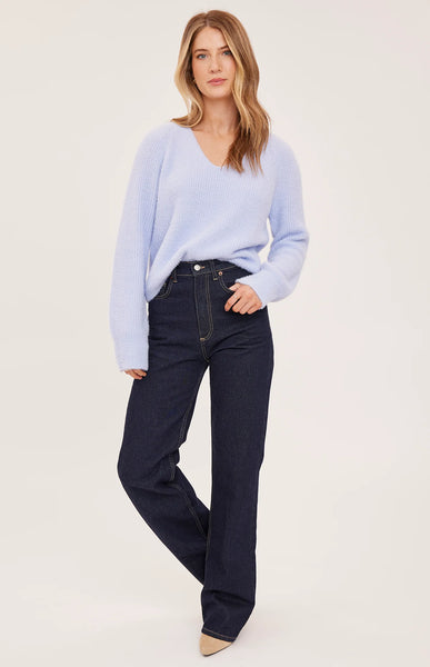 Filomena V-neck Sweater-Gentle Fawn