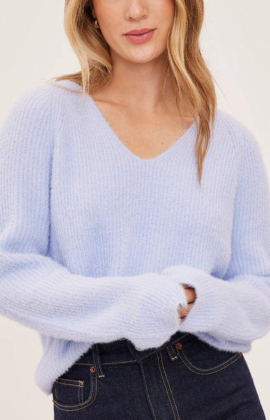 Filomena V-neck Sweater-Gentle Fawn