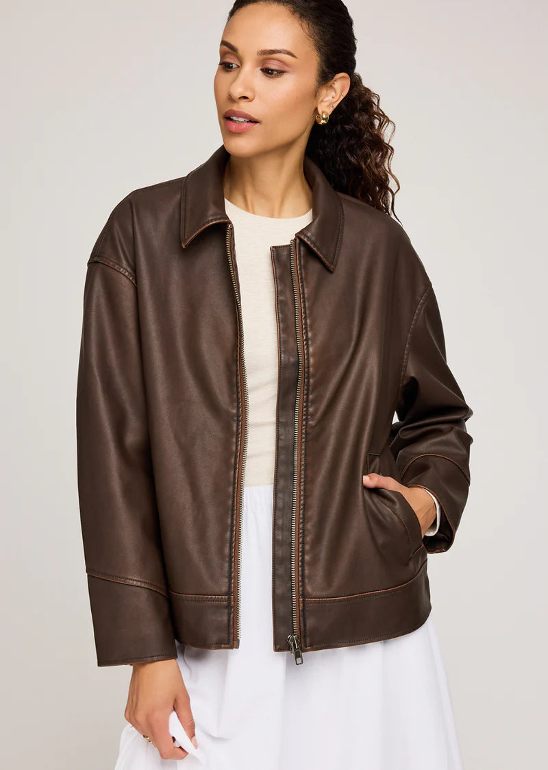 Audrey Vegan Jacket- Gentle Fawn