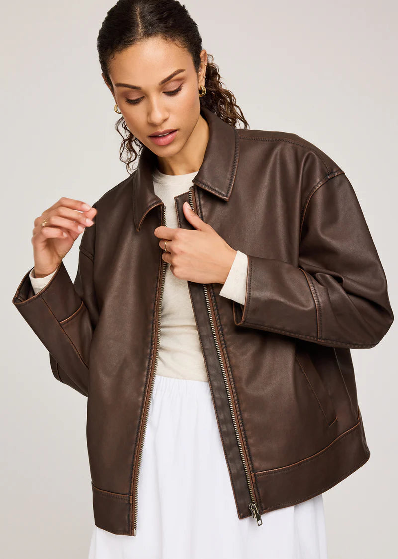 Audrey Vegan Jacket- Gentle Fawn