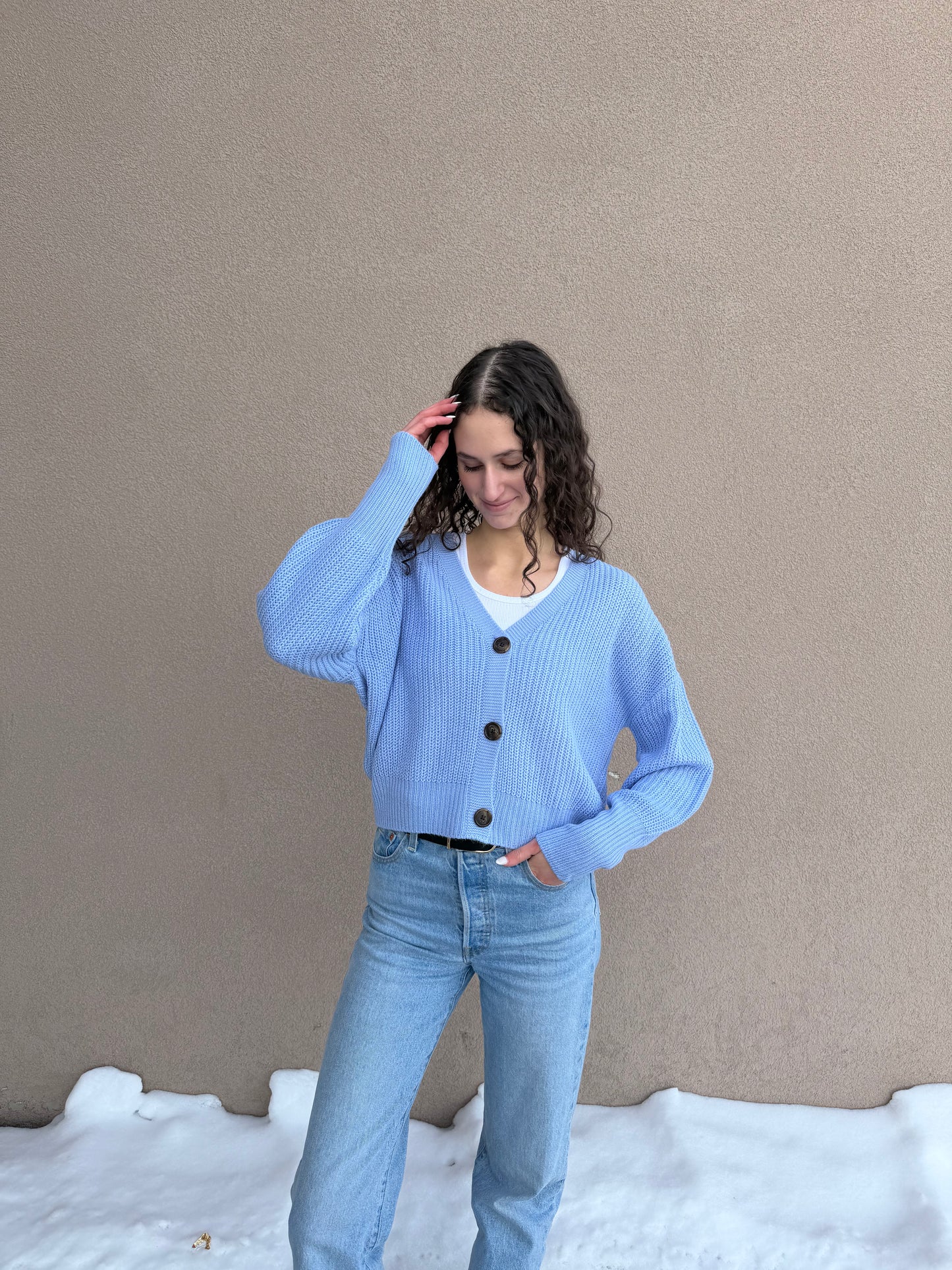 Lea Cardigan-Brenna Blue