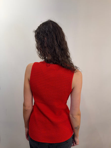 Garnet Buttoned Vest - Uforia Muse 