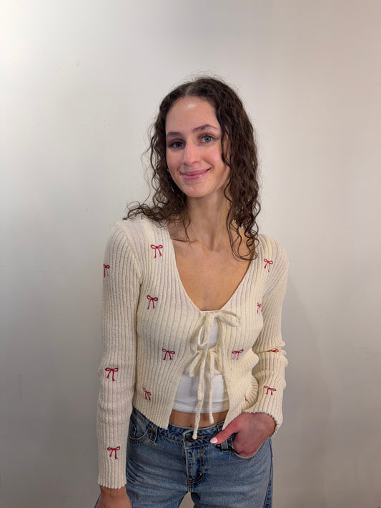 Thea Bow Cardigan - Uforia Muse 