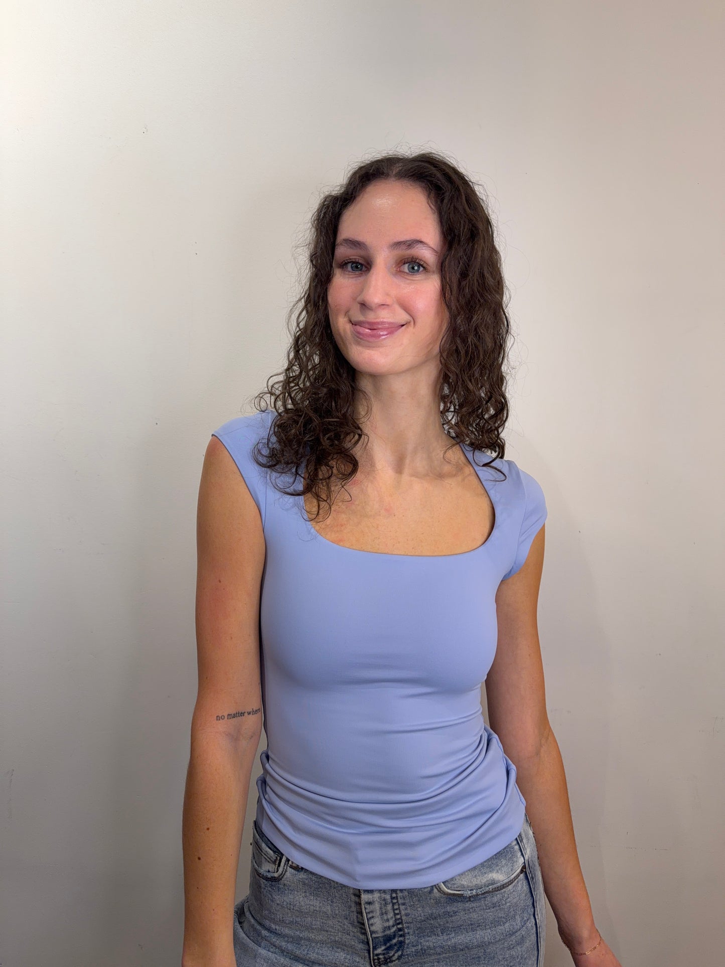 Tiara Cap Sleeve-Perri Blue-Second Skin-RD