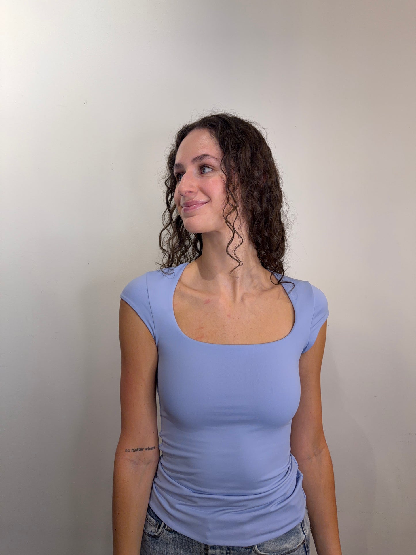 Tiara Cap Sleeve-Perri Blue-Second Skin-RD