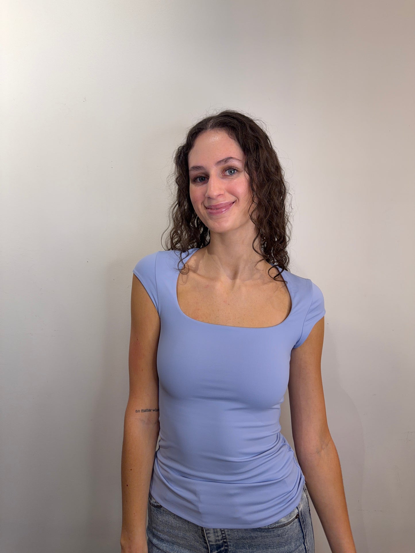 Tiara Cap Sleeve-Perri Blue-Second Skin-RD