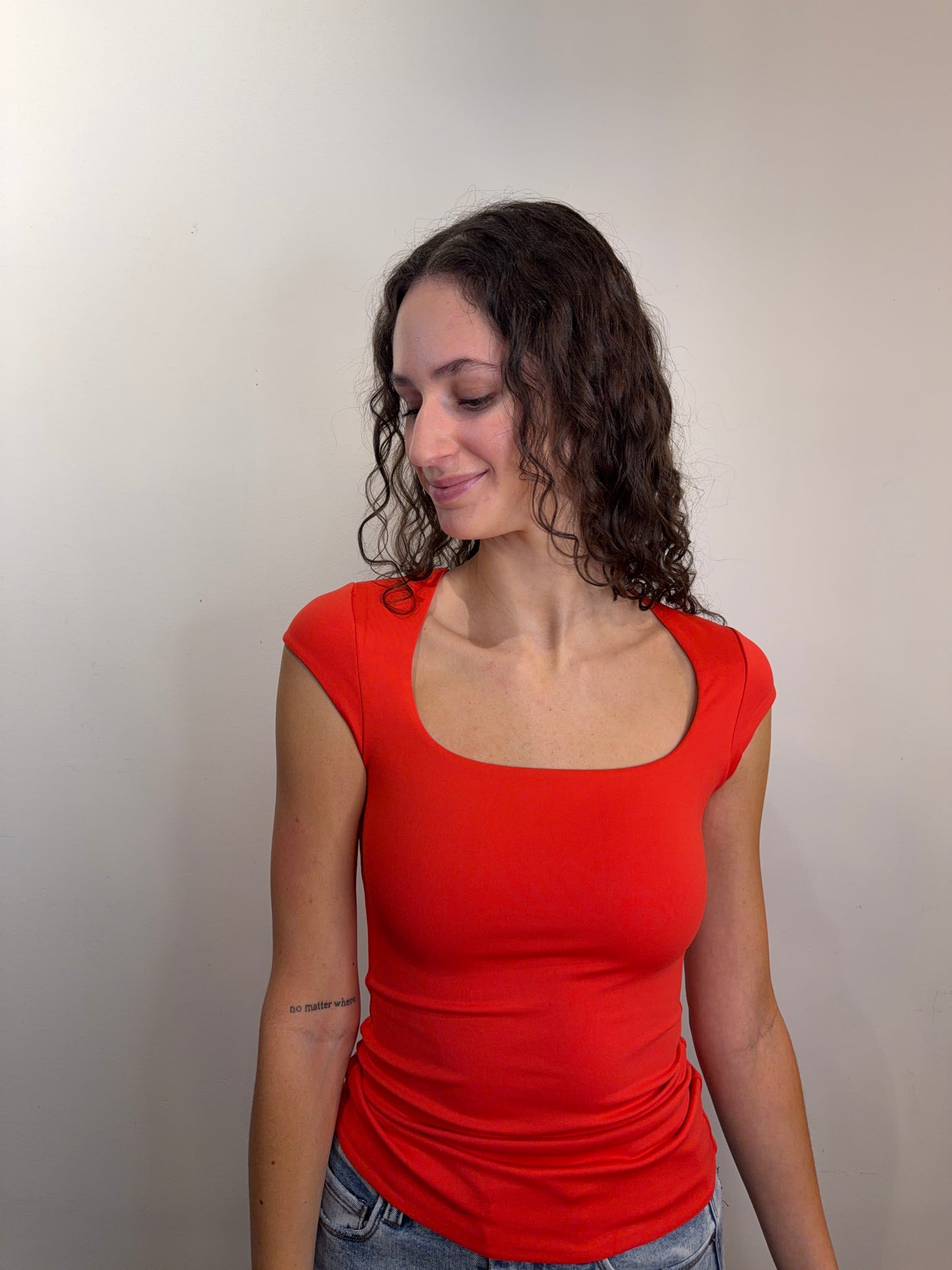 Tiara Cap Sleeve-Cherry-Second Skin-RD Style