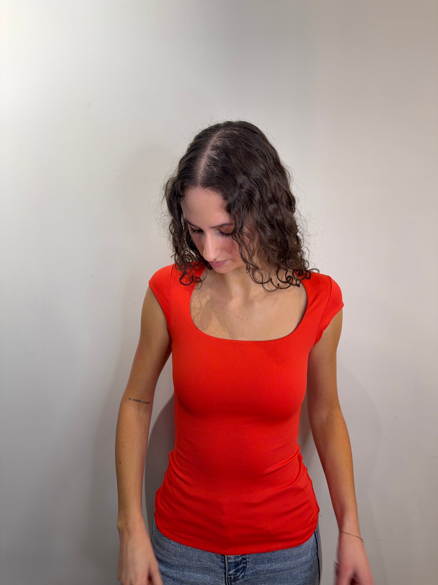 Tiara Cap Sleeve-Cherry-Second Skin-RD Style