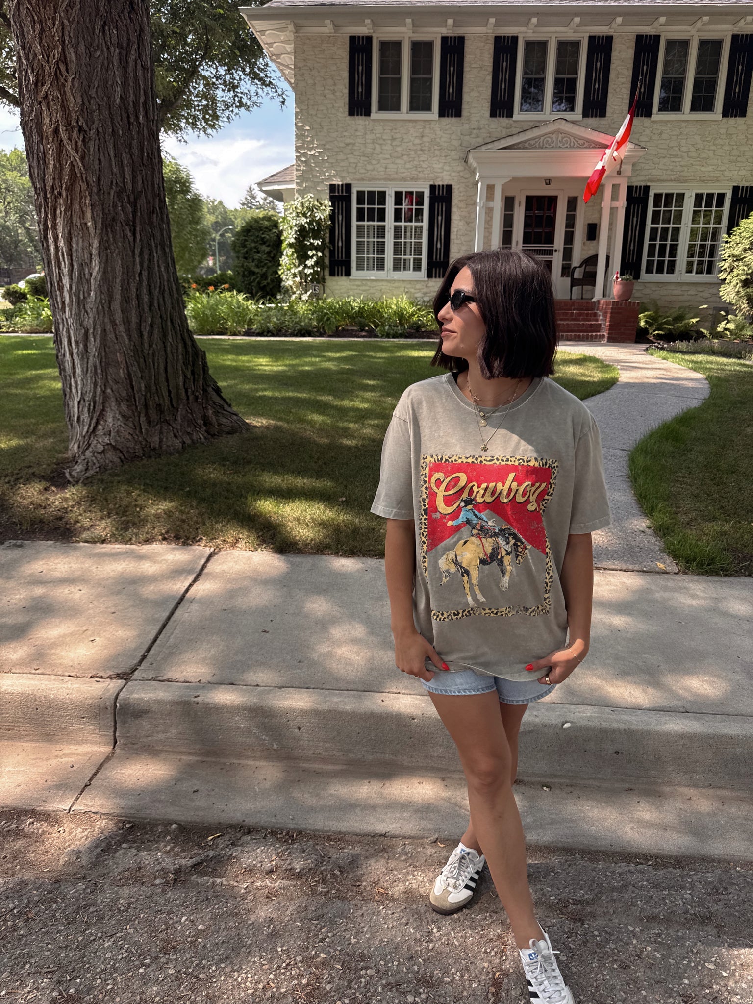 Nashville Cowboy Tee- Shop Teach