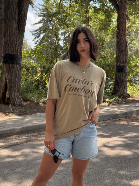 Cowboy Caviar Tee- Shop Teach - Uforia Muse 