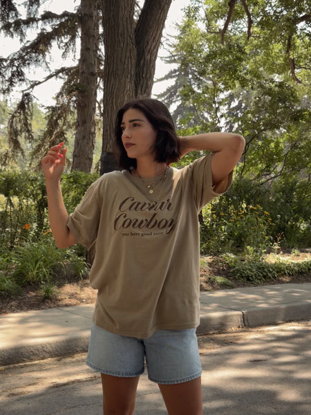 Cowboy Caviar Tee- Shop Teach - Uforia Muse 