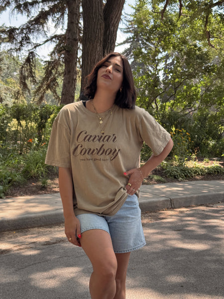 Cowboy Caviar Tee- Shop Teach - Uforia Muse 