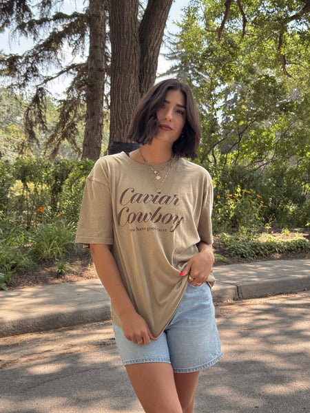 Cowboy Caviar Tee- Shop Teach - Uforia Muse 
