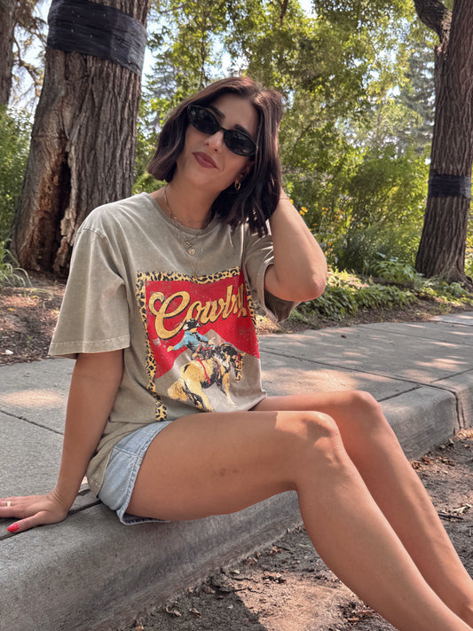 Nashville Cowboy Tee- Shop Teach