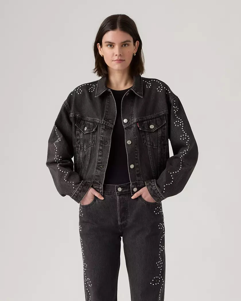 Shrunken 90s Bejeweled Trucker- Levi's