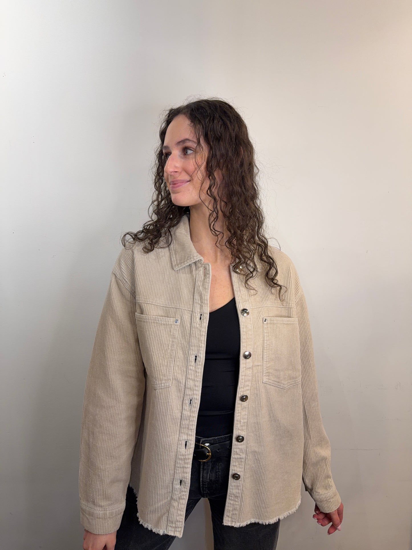 Maiko Cord Shacket- Only - Uforia Muse 