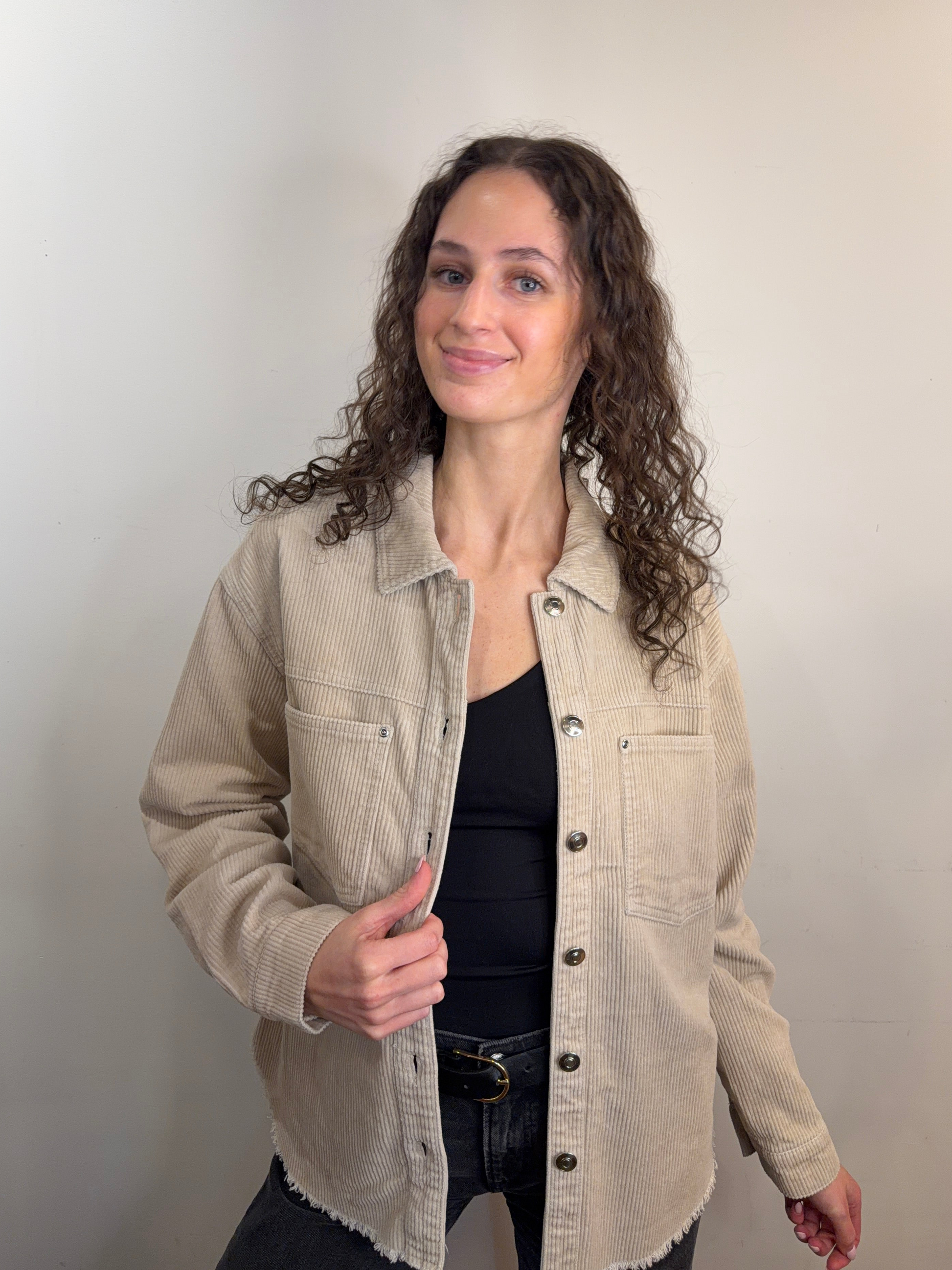 Maiko Cord Shacket- Only - Uforia Muse 