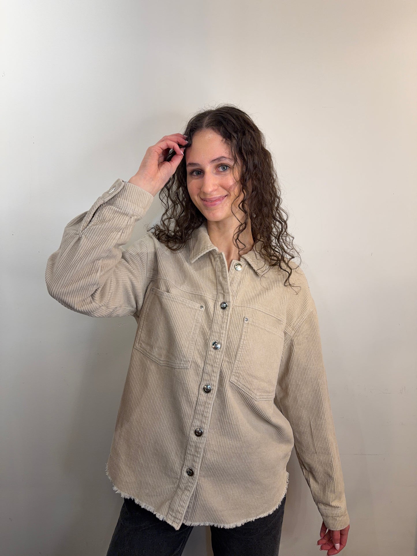 Maiko Cord Shacket- Only - Uforia Muse 